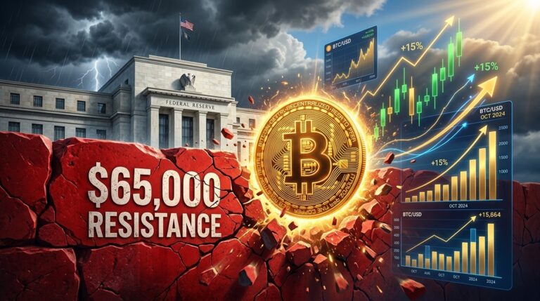 Can Bitcoin Break $65K After Today’s Fed Decision?