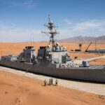 China Builds Full Scale US Destroyer Replica In Remote Desert