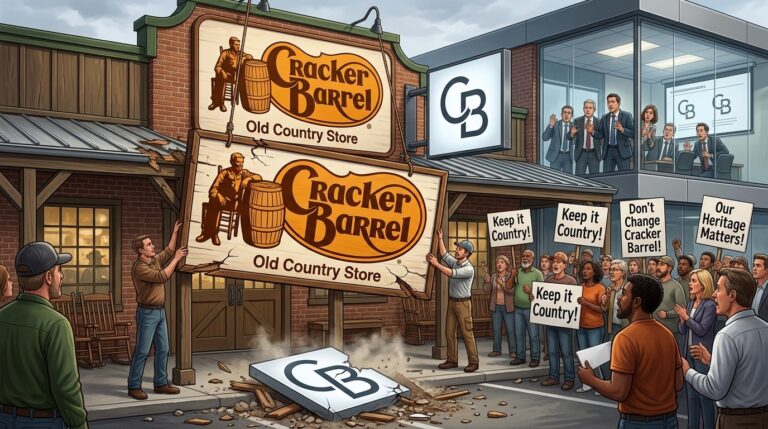 Cracker Barrel Fires CEO After Failed Woke Logo Redesign
