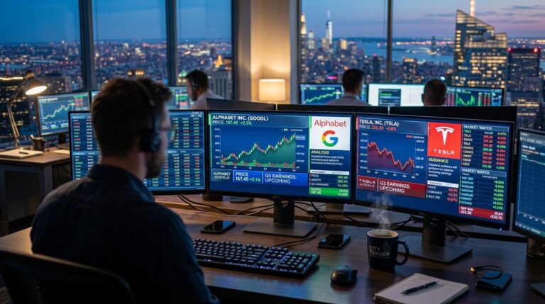 Earnings Week Ahead: Alphabet Tesla GM and Big Tech Reports to Watch