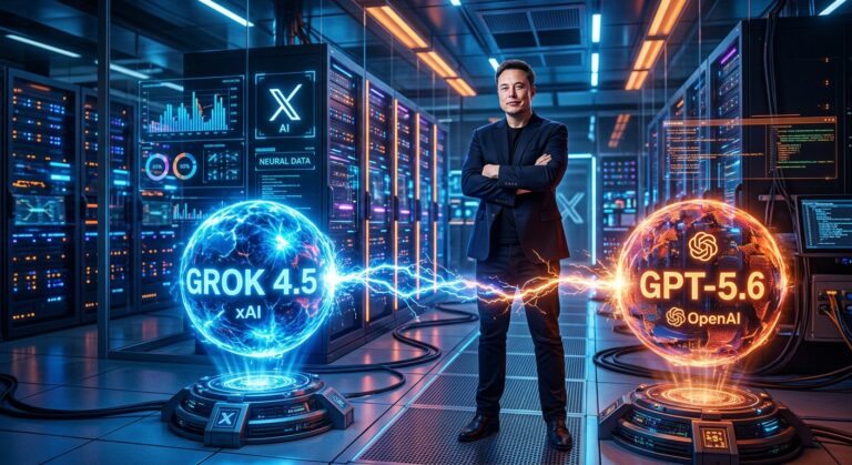 Elon Musk Unveils Grok 4.5 as OpenAI Prepares GPT-5.6 Showdown