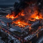 Escalating Strikes: Wildberries Warehouses Burn After Ukrainian Drone Attacks