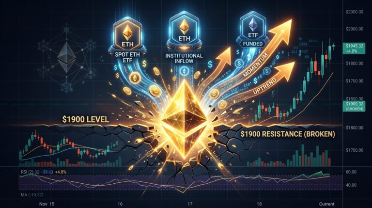 Ethereum Price Reclaims $1900 as ETF Inflows Surge