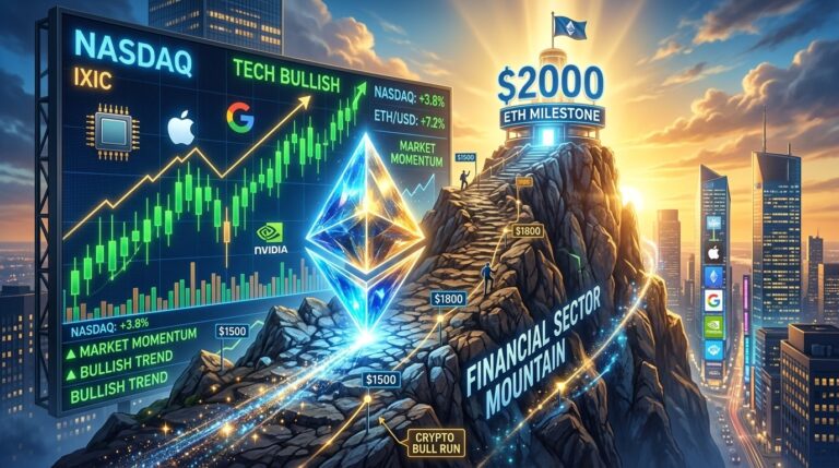 Ethereum Price Surges Toward $2000 as Nasdaq Rally Fuels Demand