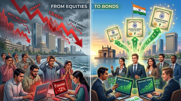 Foreign Investors Shift to Indian Bonds Amid Equity Sell-Off
