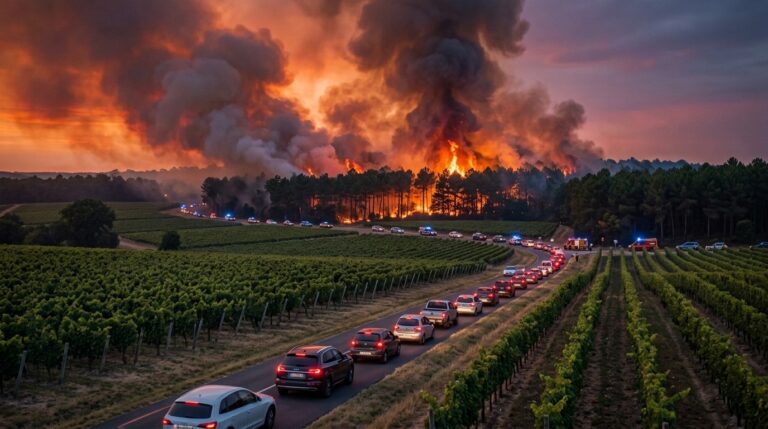 France Orders Massive Peacetime Evacuation Amid Record Wildfires