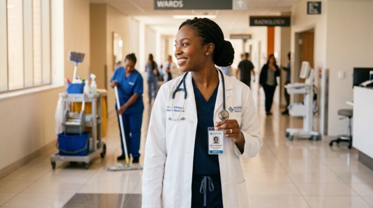 From Janitor to Doctor at the Same Hospital: Her Inspiring Journey