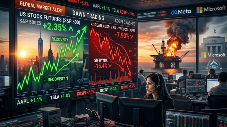 Futures Climb Despite Oil Surge and Korean Market Meltdown Ahead of Fed