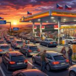 German Drivers Flood Czech Border as Fuel Price Cap Ends