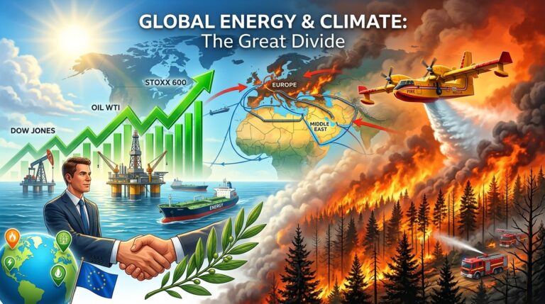Global Markets Surge as Iran Tensions Ease Amid European Wildfires