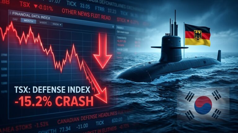 Hanwha Ocean Shares Plunge 23 Percent After Canadian Submarine Bid Loss