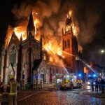 Historic UK Church Fire Sparks Debate Over Pattern of Attacks