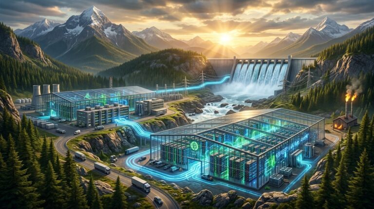 Hydropower Overtakes Gas in Bitcoin Mining Amid 38% Power Surge