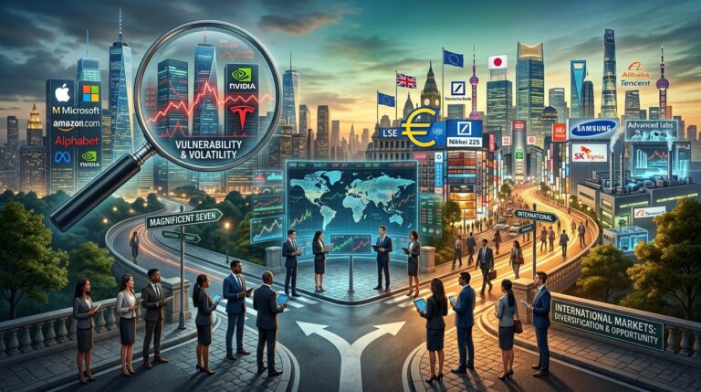 Investors Shift to Overseas Stocks as Magnificent Seven Risks Mount