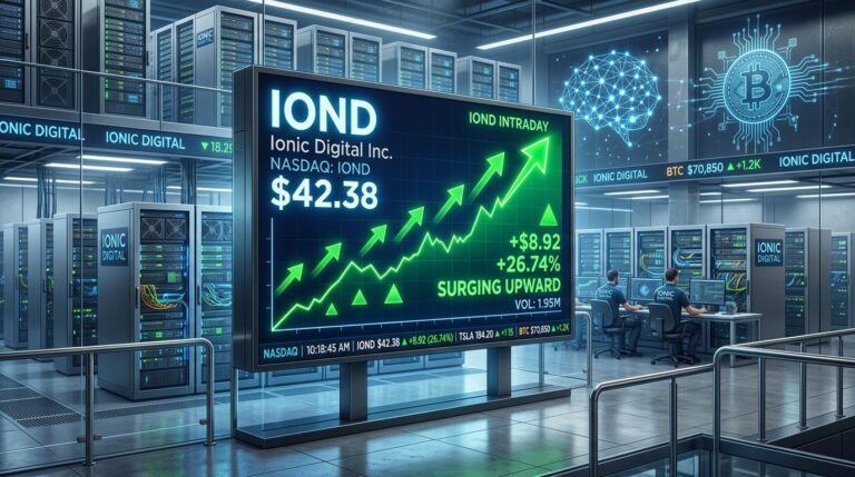 Ionic Digital Soars 26% in Explosive Nasdaq Debut