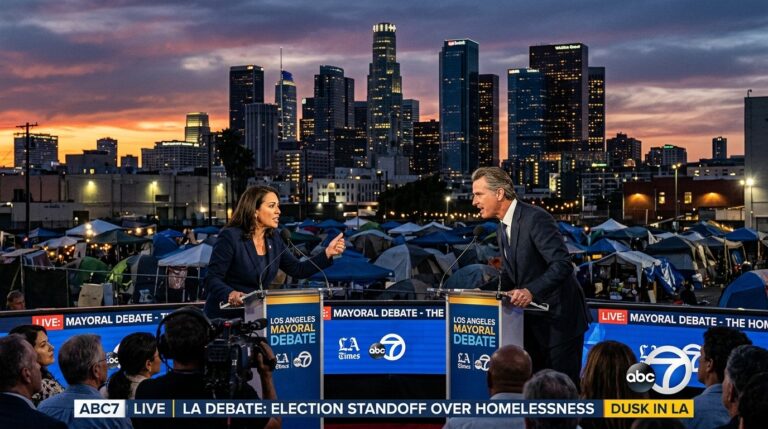 LA Mayoral Candidates Clash Over Homelessness Surge
