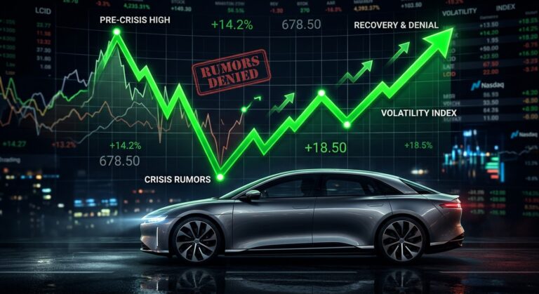 Lucid Denies Bankruptcy Rumors as Shares Stage Strong Recovery