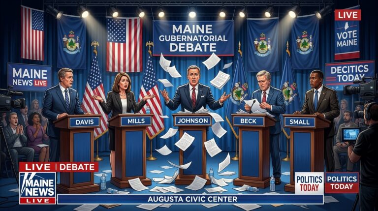 Maine Democratic Debate Exposes Tough Road Against Veteran Senator
