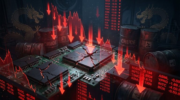 Markets Tumble on Chinese AI Breakthrough Sparking Chip Selloff