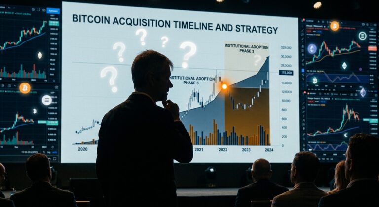 Michael Saylor Orange Dot Leaves Bitcoin Investors Guessing on Next Move