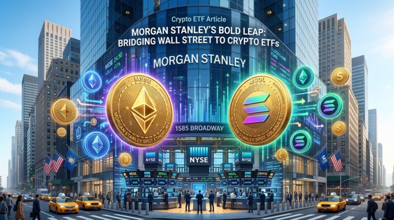 Morgan Stanley Launches Ethereum and Solana ETFs With Ultra-Low 0.14% Fees
