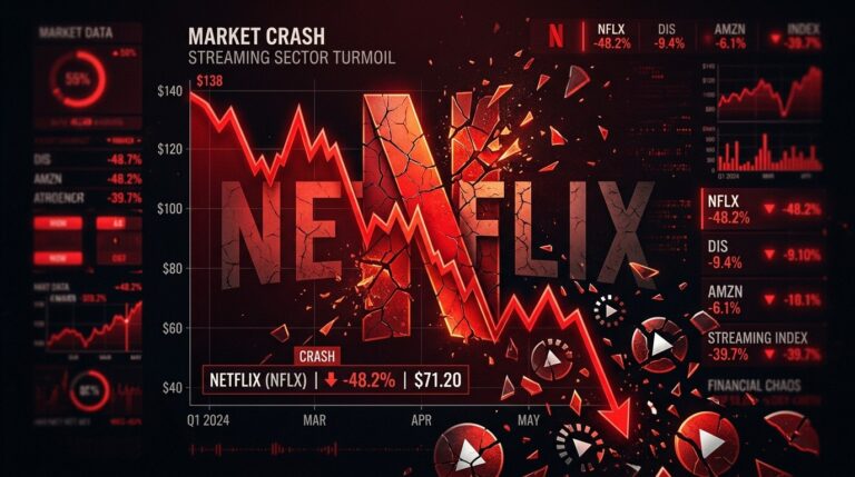 Netflix Stock Crashes to Two-Year Low on Earnings Miss