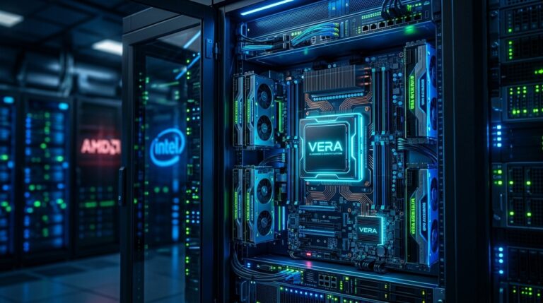 Nvidia Vera CPU Takes On AMD and Intel in AI Battle