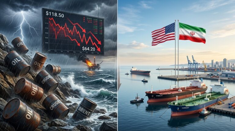 Oil Prices Slide as Iran Signals Halt to Attacks Amid US Pause
