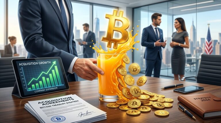 Orange Juice Raises $40M to Acquire Businesses and Build Bitcoin Treasury