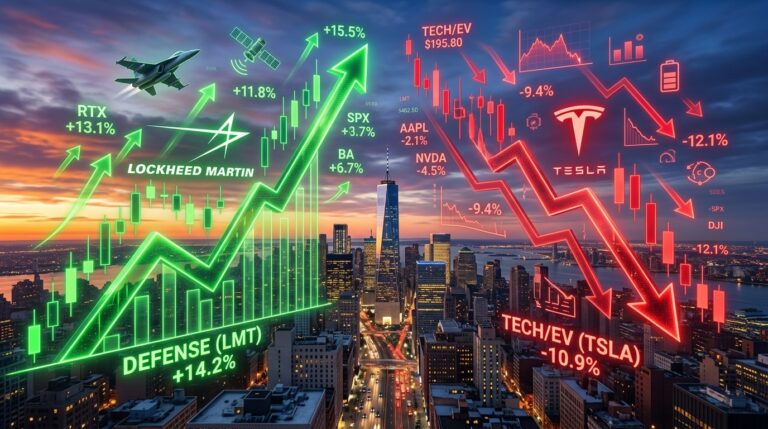 Premarket Movers Today: Tesla Drops, Lockheed Martin Surges on Earnings