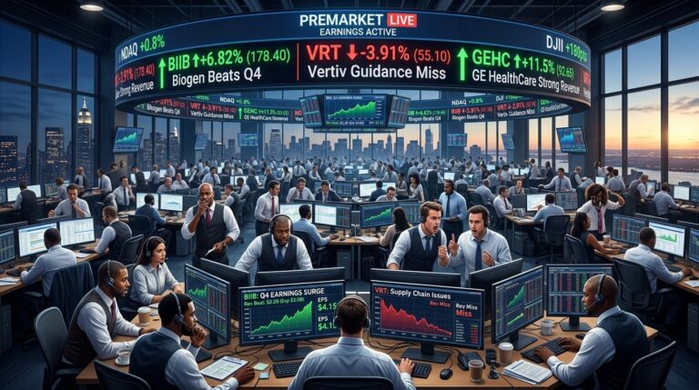 Premarket Stock Movers Today: Biogen, Vertiv, Generac Lead Big Shifts