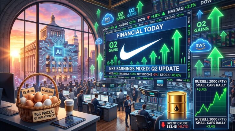 Q2 Stock Surge: Nike Earnings, Fed AI Warning, Egg Prices Settle