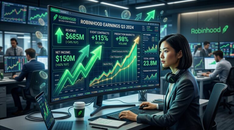 Robinhood Prediction Markets Surge to Drive Record $1.31 Billion Quarter