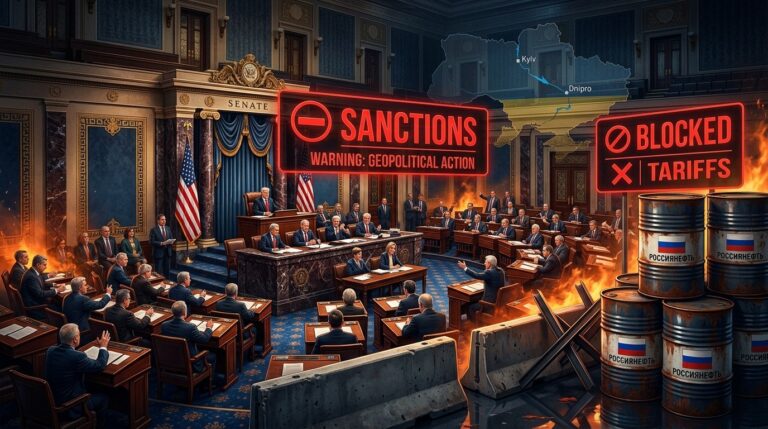 Senate Sets Key Vote on Major Russia Sanctions Bill