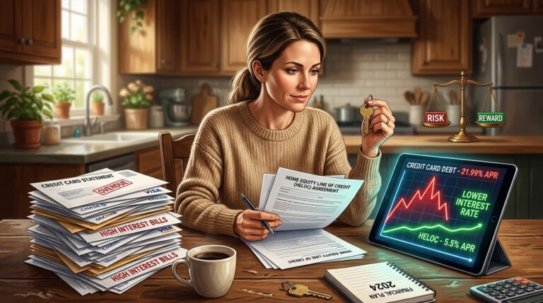 Should You Use a HELOC to Clear High-Interest Debt?