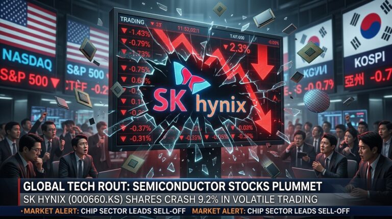 SK Hynix Shares Plunge Amid Asia Tech Rout and US Chip Selloff