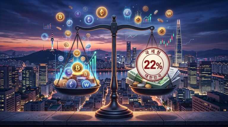 South Korea Crypto Tax Set at 22% From 2027