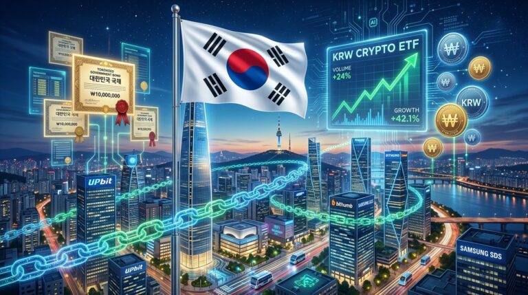 South Korea Revives Blockchain Strategy With Stablecoins and Crypto ETFs