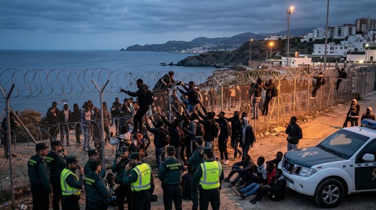 Spain Ceuta Invasion: Thousands of Military Age Migrants Breach Border