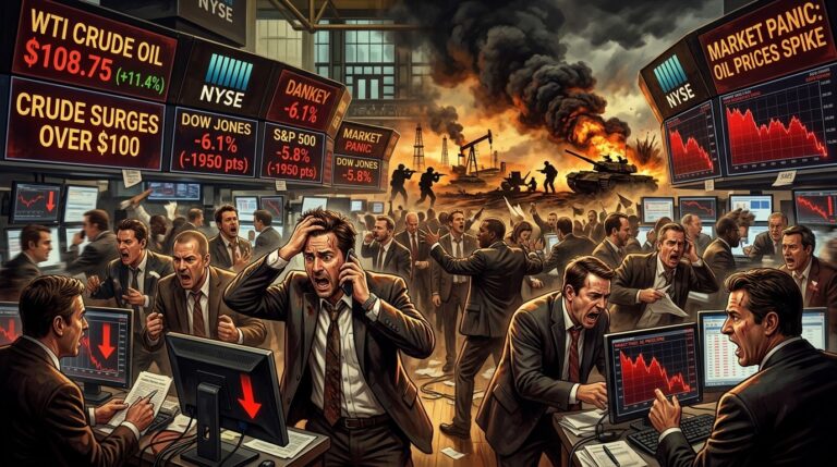 Stock Market Can’t Ignore War as Oil Hits $100