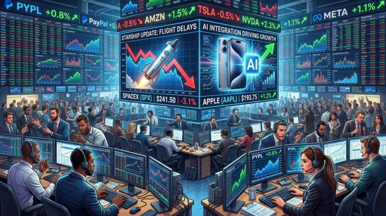 Stocks Making Biggest Midday Moves: SpaceX, Apple, PayPal, Cava and More