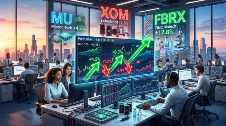 Stocks Making Biggest Premarket Moves: Micron, ExxonMobil, Forte Biosciences