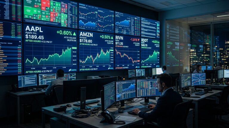 Stocks Surge After Hours: Apple, Amazon, Rivian & Reddit Earnings