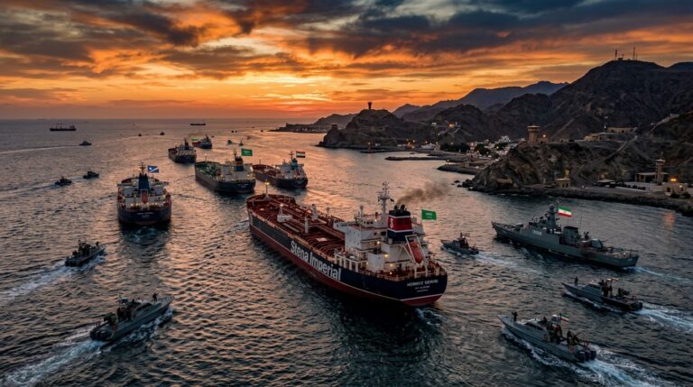 Strait of Hormuz Tanker Traffic Plunges Amid US-Iran Fighting