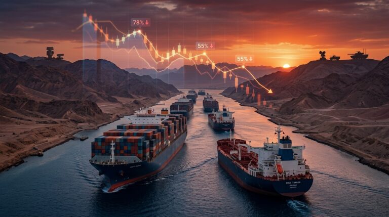 Strait of Hormuz Traffic Recovery Odds Plunge Amid Escalating Tensions