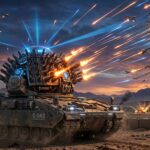 Sub Second Drone Defense: Futuristic Dome Turret Targets Swarms