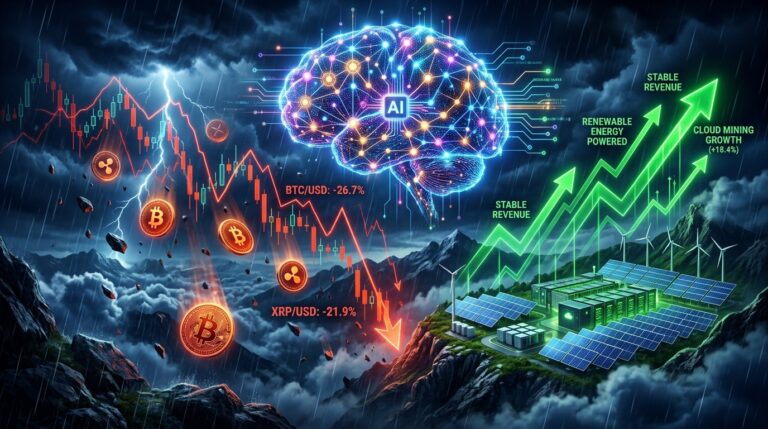 Surviving BTC XRP Crash: AI Cloud Mining Delivers Steady Profits