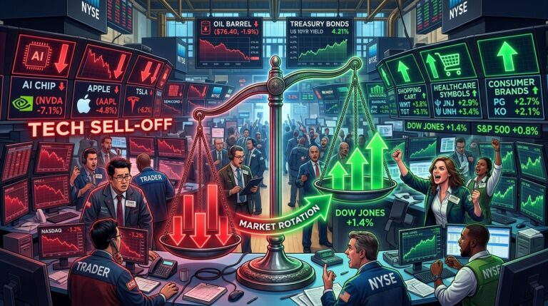 Tech Pain Fuels Gains Elsewhere in Mixed Markets