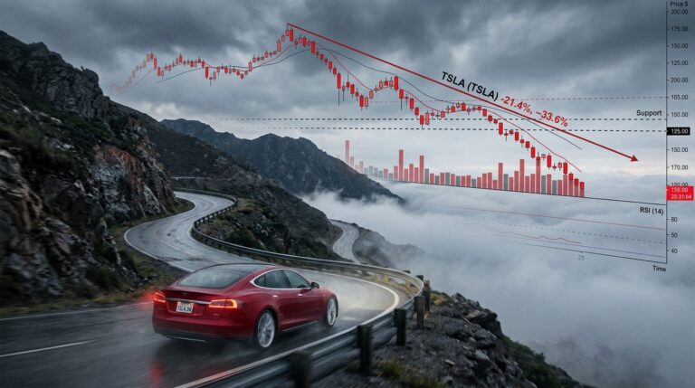 Tesla Charts Signal Decline Ahead Expert Technical Analysis