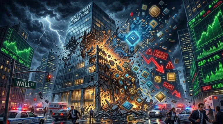 The Dramatic Collapse of an AI Hedge Fund in a Calm Market
